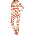 Tomato pattern Women's Long Pajama Set