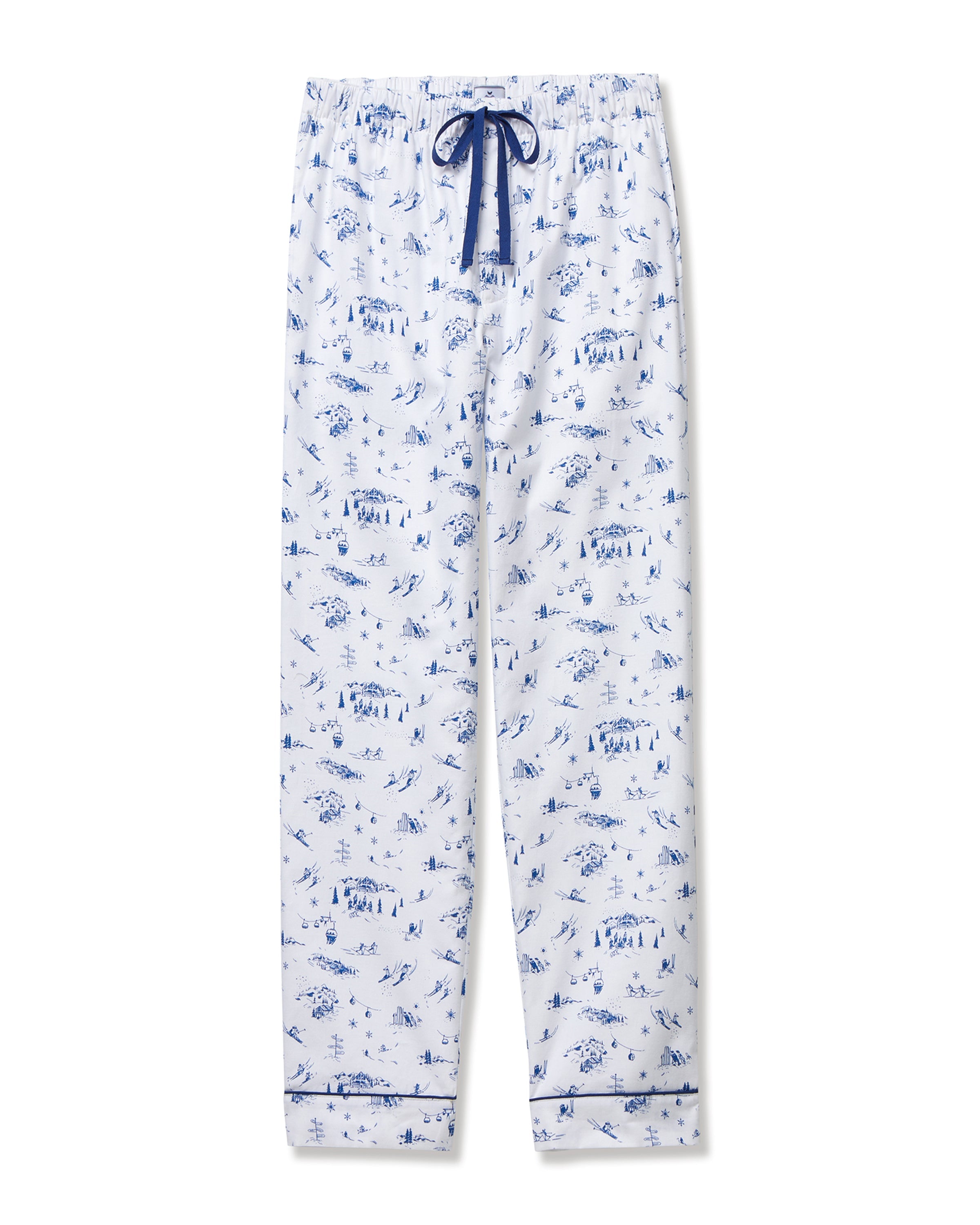 Men's Twill Pajama Pants in Chalet Toile