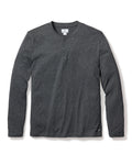 Men's Pima Henley in Dark Heather Grey