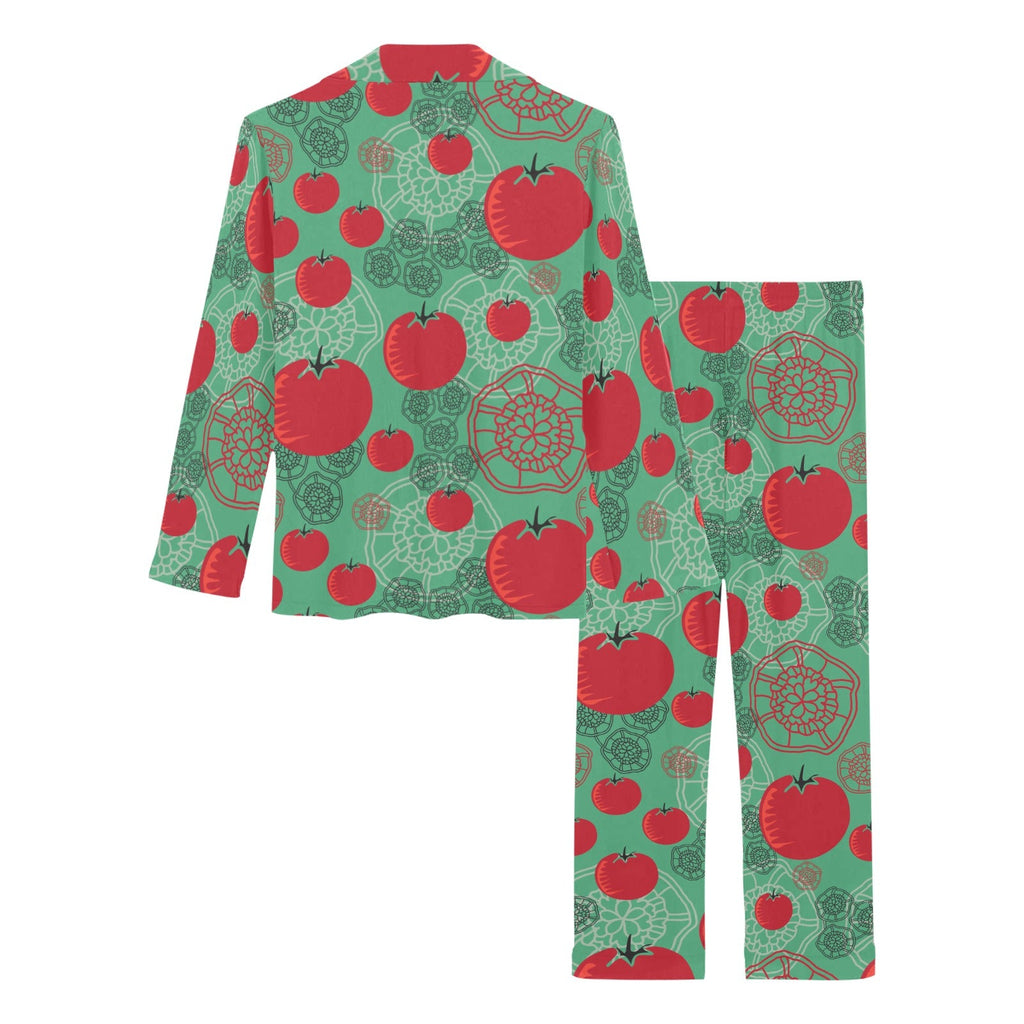 Tomato design pattern Women's Long Pajama Set
